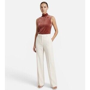 Gap Pink Mauve Velvet Mock Neck Velour Tank Top Women's XS Sleeveless Blouse EUC